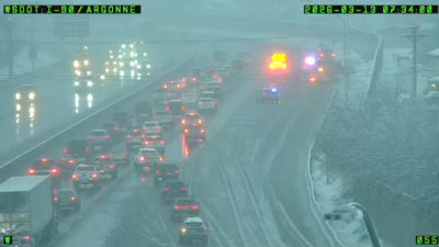 Crash blocks lanes, stalls traffic on westbound I-90 near University ...