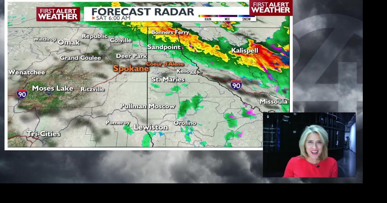 Spokane Saturday: mostly dry,⛅ but you don't have to go very far to the ...