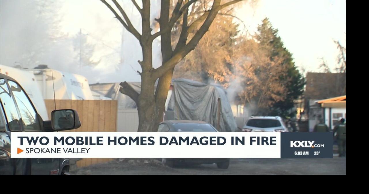 Two mobile homes damaged in fire | Video | kxly.com
