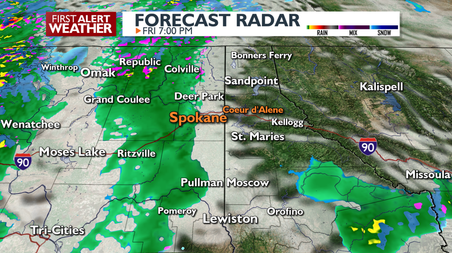 Cloudy skies and quiet conditions for Friday after the morning rain ...