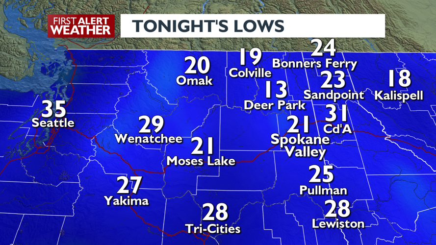 Sun and breezy to clear and cold tonight – Mark | Forecast | kxly.com