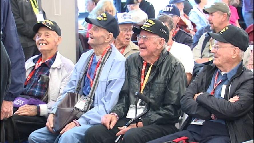 Gallery: Honor Flight pays tribute to Shell 77 crew | Local News | kxly.com