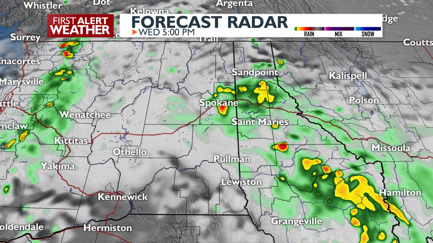 Rain chances rise this afternoon into the night ☔ | Local News | kxly.com