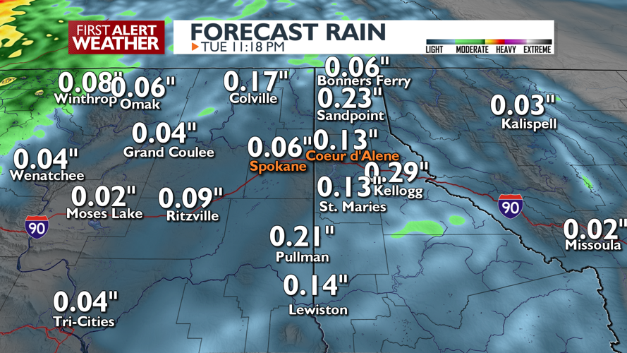 Rain showers and gusty winds for the afternoon and evening - Mark ...