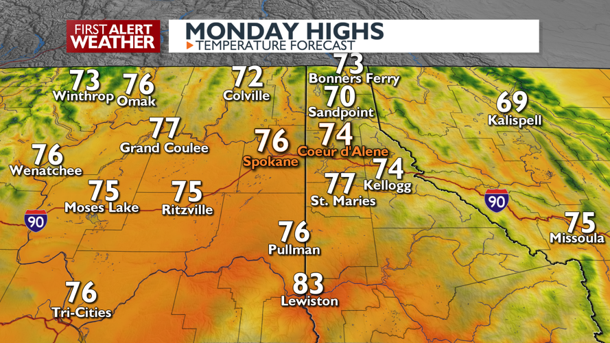 Very mild weather today and Tuesday then we see a cool down, get the ...