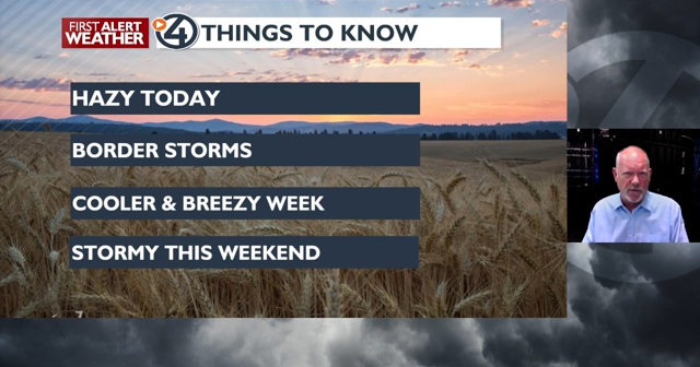 Warm and hazy today, cooler Tuesday with continued haze- Mark | News ...