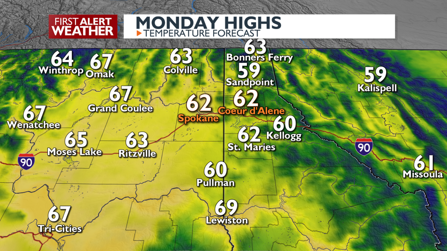 Sunny and cooler today with light winds - Mark | News | kxly.com