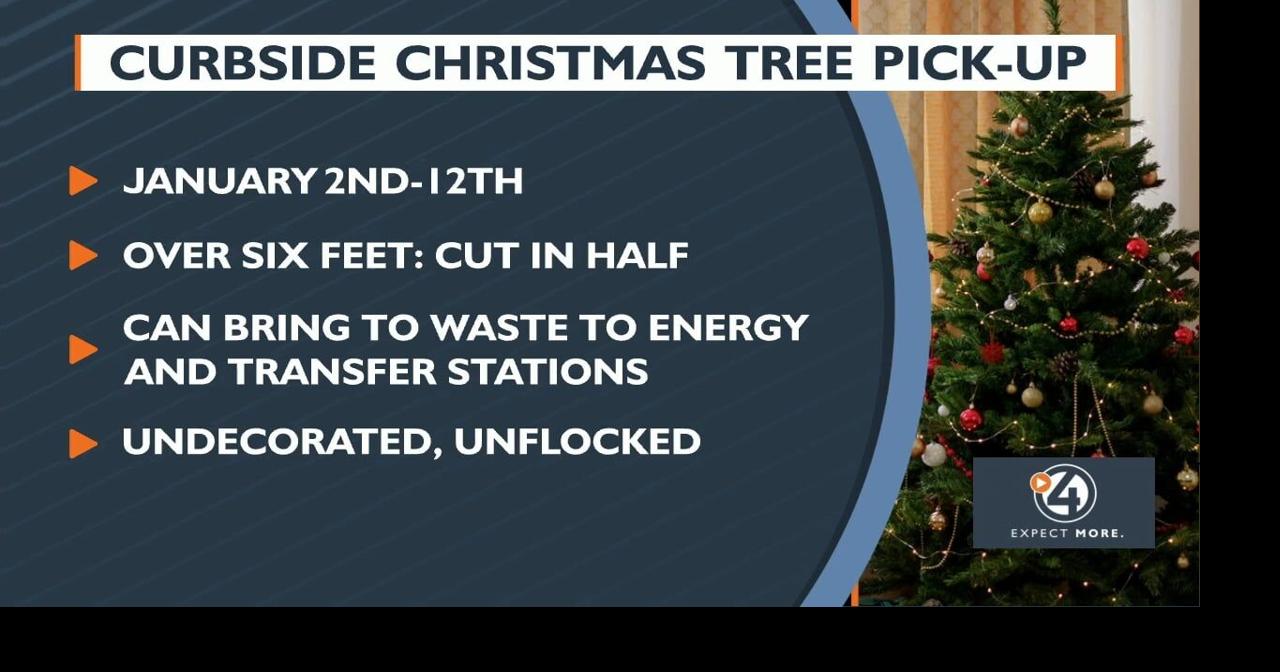 Curbside Christmas tree pickup starts today Video