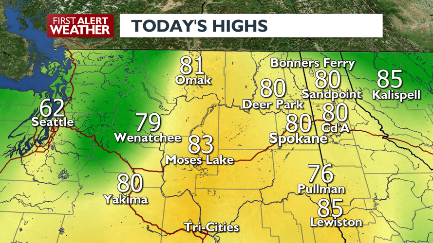 Mostly cloudy, but warm temps for your Friday -Nikki | Forecast | kxly.com