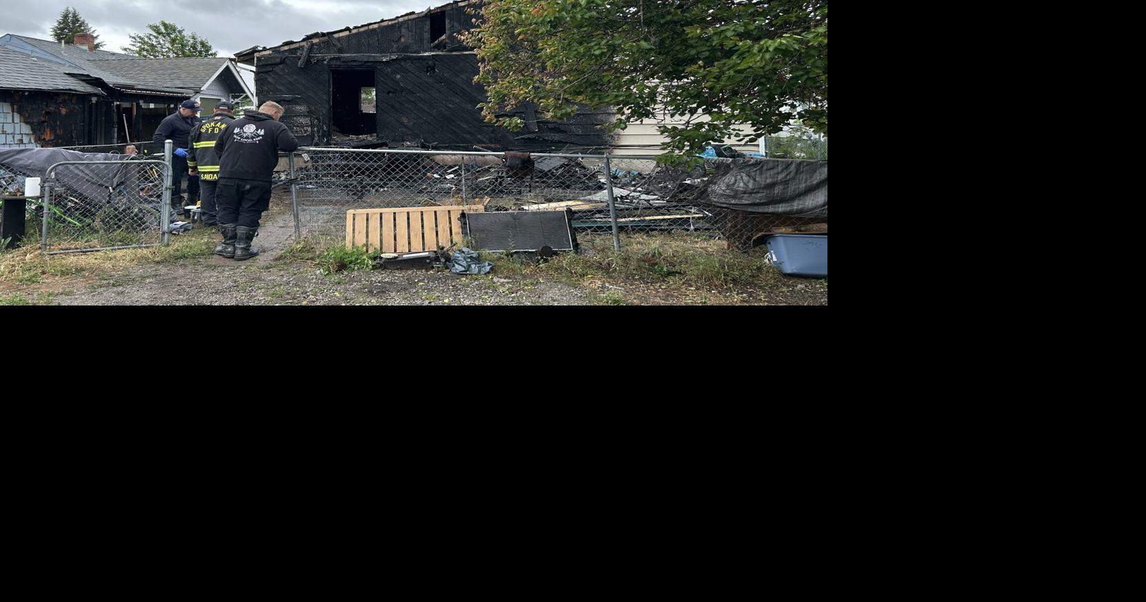 House fire investigation underway after suspicious blaze displaces four in Spokane