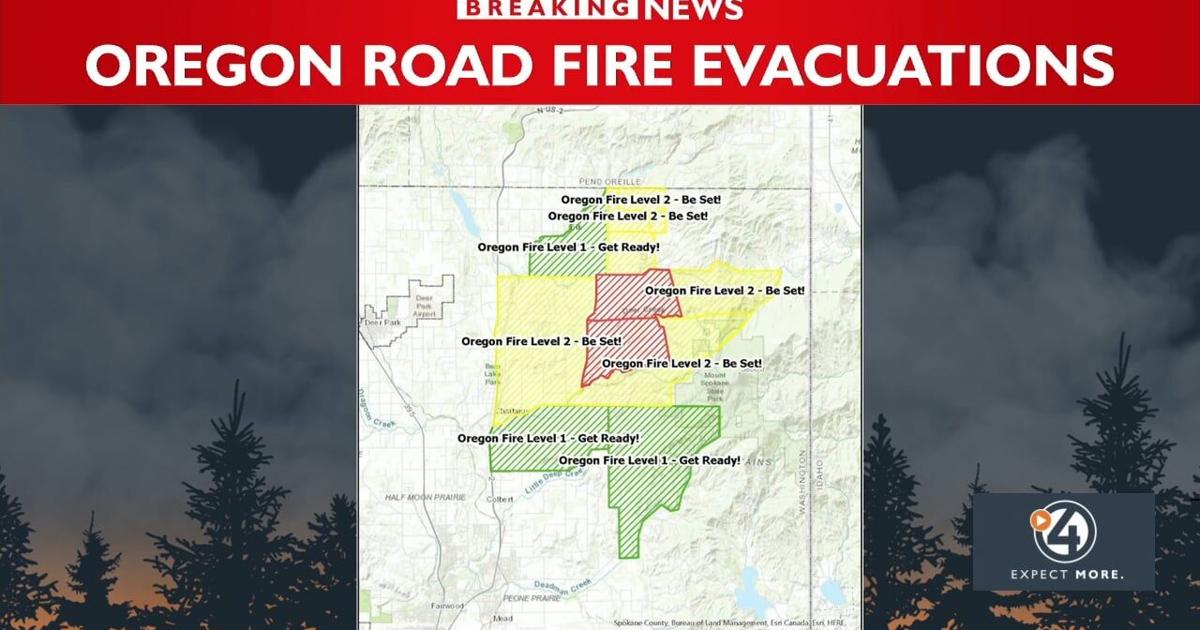 Oregon Road Fire Evacuations Friday, 8/25 | Video | kxly.com