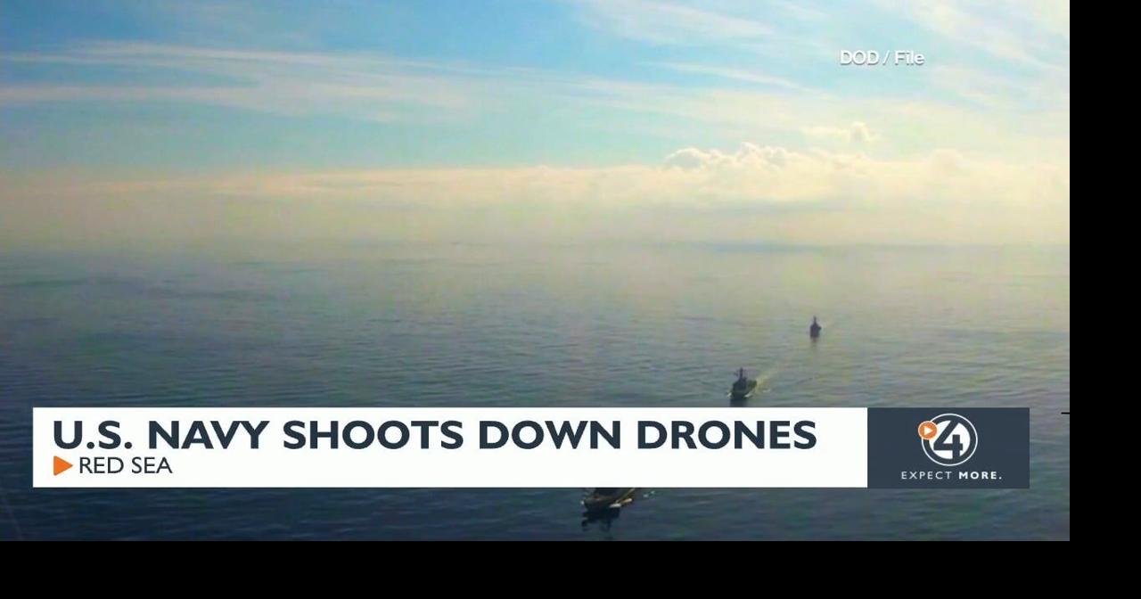U.S. Navy shoots down drones in Red Sea | Video | kxly.com
