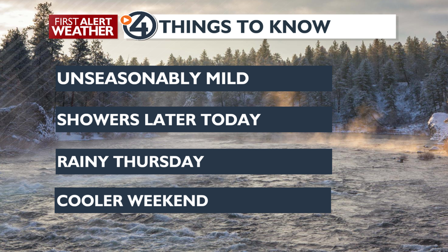 Mild temperatures with scattered light showers - Mark | Weather | kxly.com