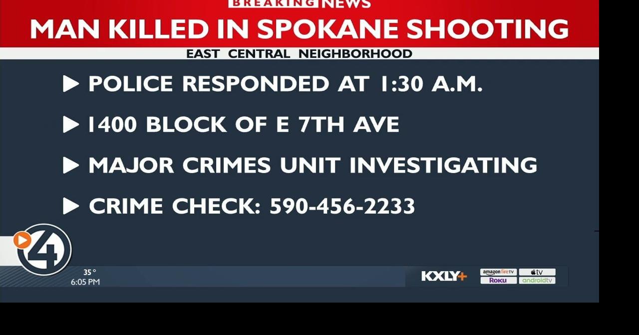 Man killed in shooting in East Central Neighborhood | Local News | kxly.com