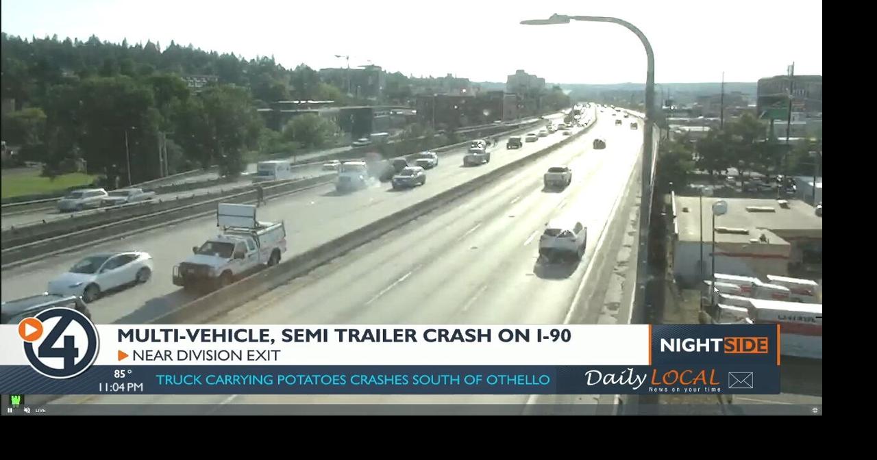 Four-vehicle collision on EB I-90 near Division cleared | Local News ...