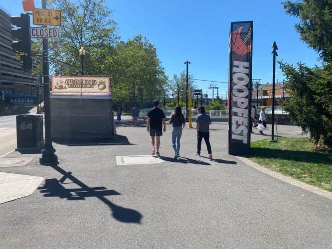 PHOTOS Hoopfest preparations in Riverfront Park Community Events