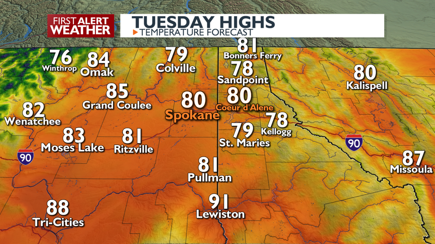 Sunshine and cooler today and this week - Mark | Weather | kxly.com