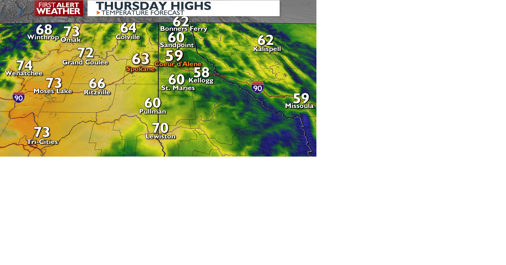 Sun to clouds and mild today, warmer for Friday - Mark | News | kxly.com