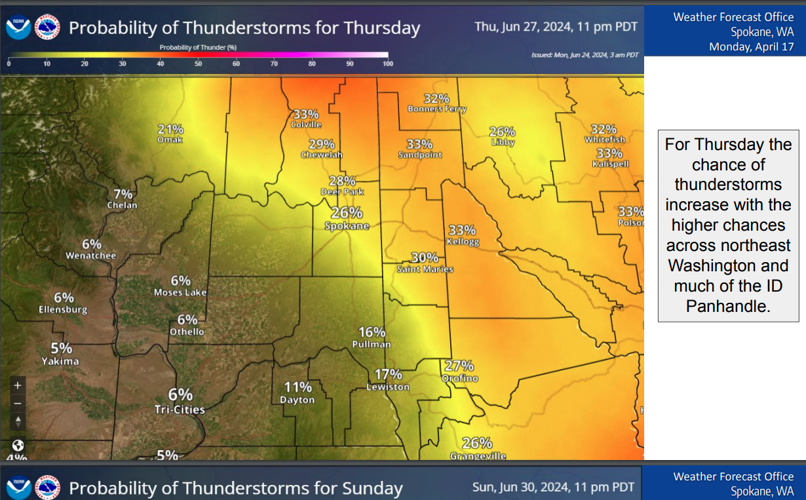 Sunny and warm today then clouds, showers and warm again on Wednesday ...