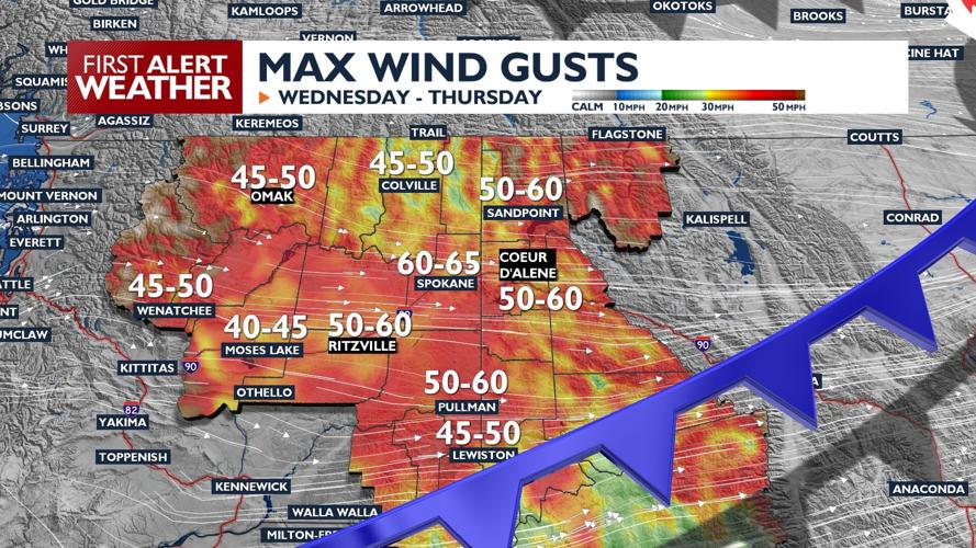 🚨WEATHER ALERT: Strong winds Wednesday night - Thursday morning - Kris ...