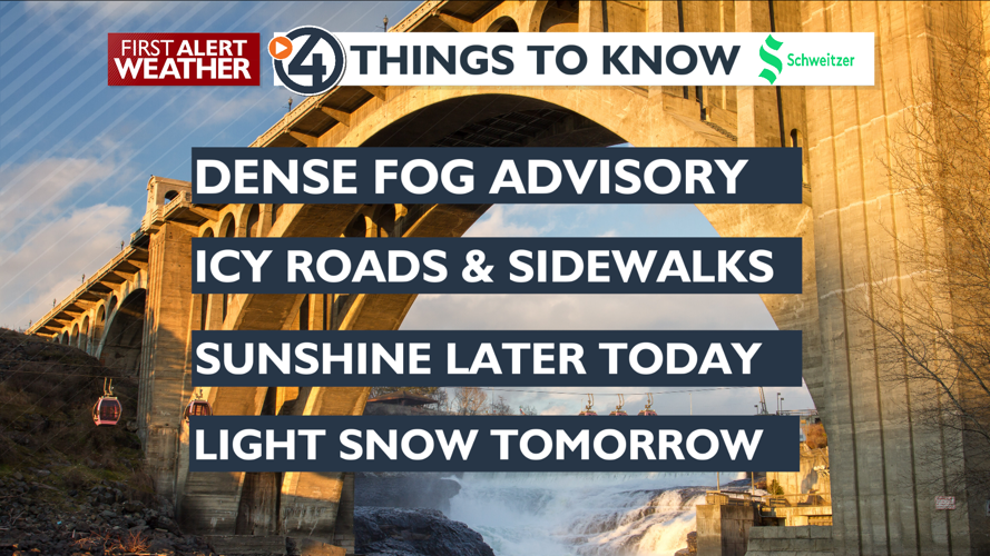Dense Fog Advisory in effect, then some sunshine | News | kxly.com