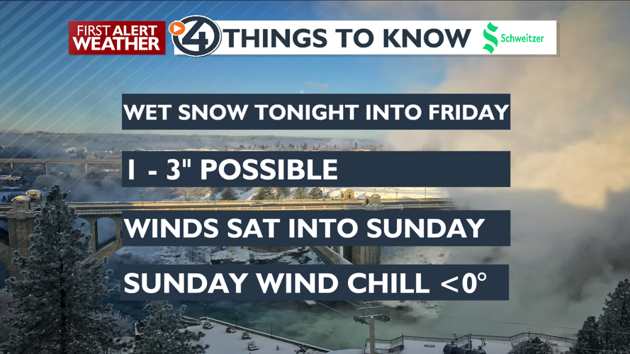Clouds Today and Snow Tonight | Top Stories | kxly.com