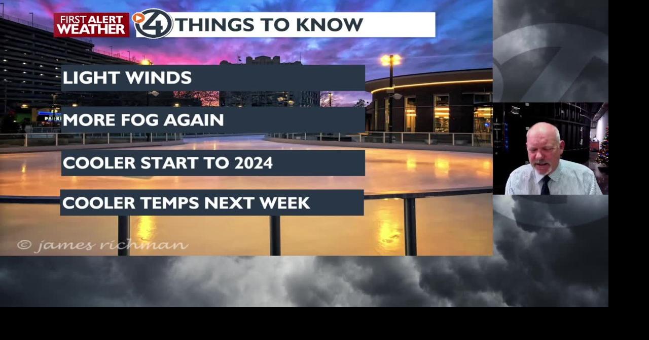 Cooler weather in the forecast for the New Year - Mark | Weather | kxly.com