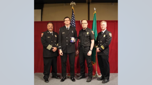 Spokane firefighter Liam Riley awarded Medal of Valor for rescue