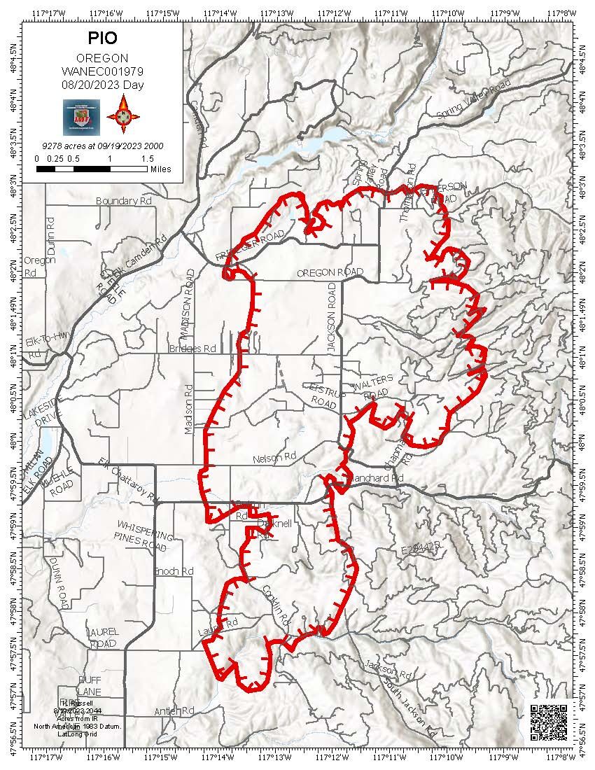 FIREWATCH: Oregon Road Fire Burns 9,278 Acres; Level 3 Evacuations ...