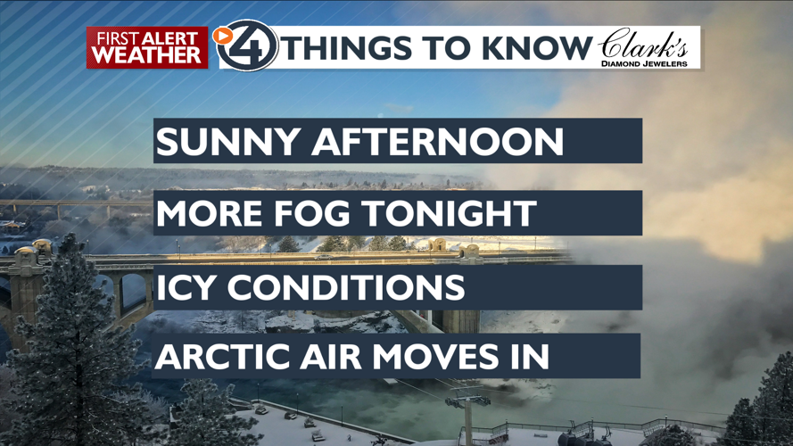Foggy morning, sunny afternoon and then arctic cold moves in – Mark ...