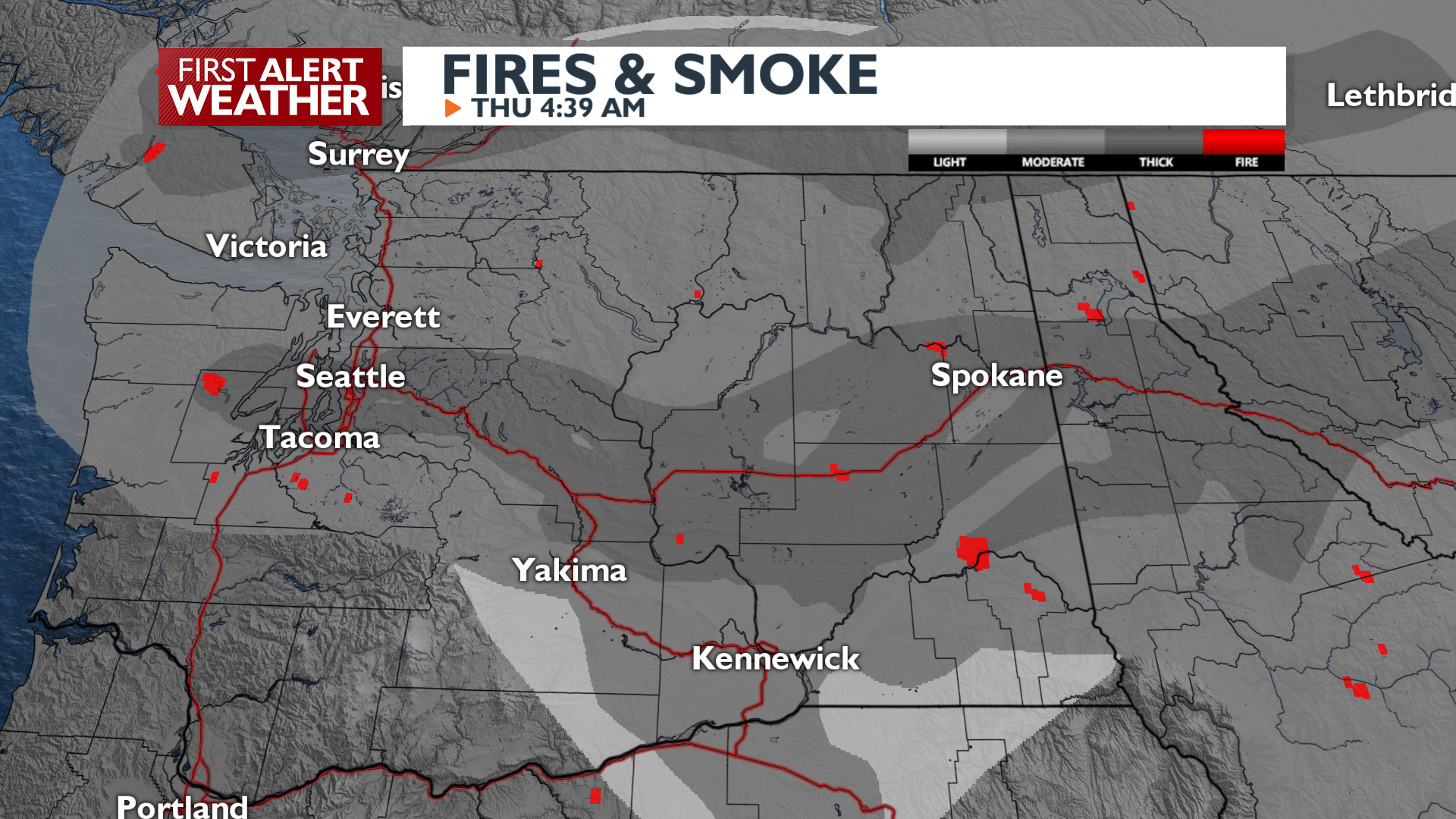 More smoke and haze while temperatures cool | News | kxly.com