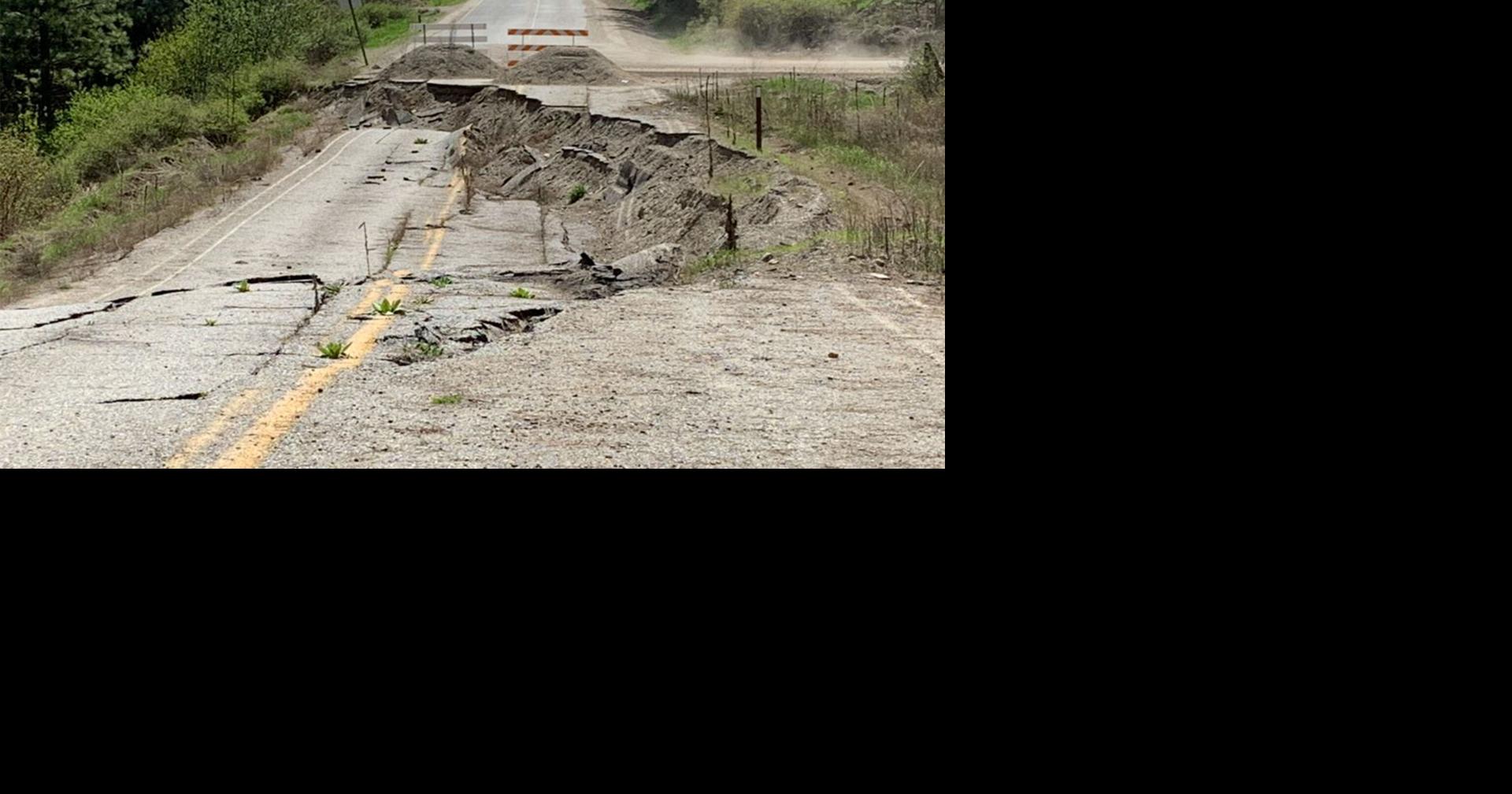 Two years after major road washout, Inchelium Highway still unusable Local News