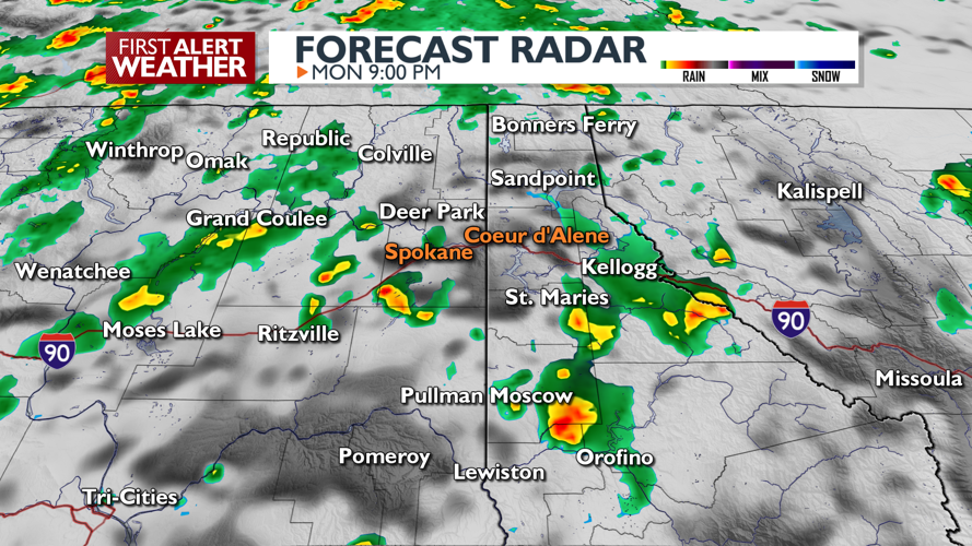 Cooler temps, rain, and smoke concerns kick off the work week in ...