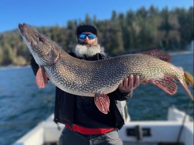 Over 40 pound northern pike breaks new state record in Idaho!
