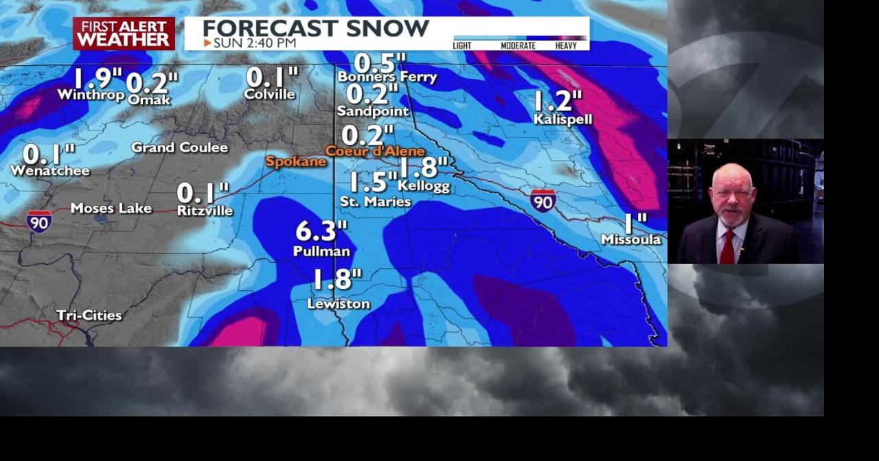 Spokane and Coeur d'Alene forecast for Friday afternoon and beyond ...