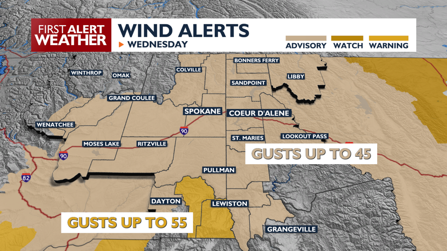 Toasty Tuesday before rain and wind tomorrow 🌧️🌬️ | News | kxly.com