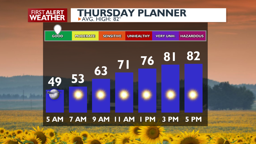 Sunny, hot today and warming through the weekend - Allison | Weather ...