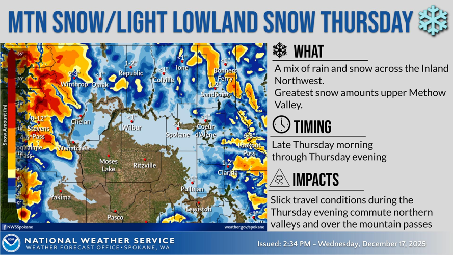 ☔ ️The winds die down, and the next storm system arrives for Thursday ...