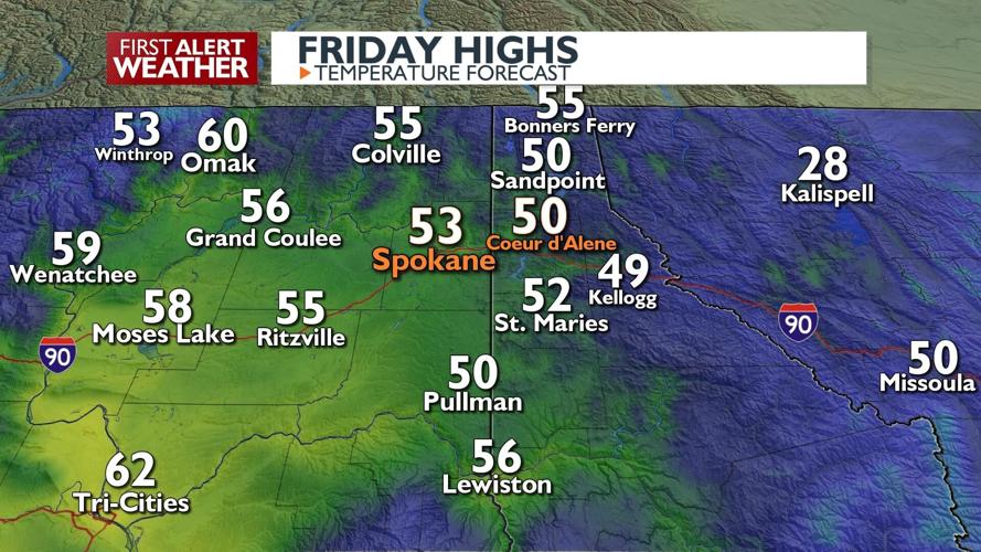 Warming trend! Highs in the mid 50s just in time for the weekend 😎 ...