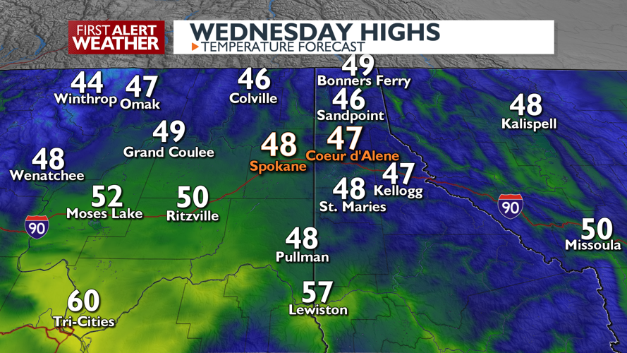 Wet weather today and Thursday, then sunny and warmer conditions this ...