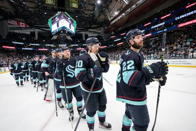 NHL.com Media Site - News - Kraken Clinch First Stanley Cup Playoffs Spot  in Sophomore Season