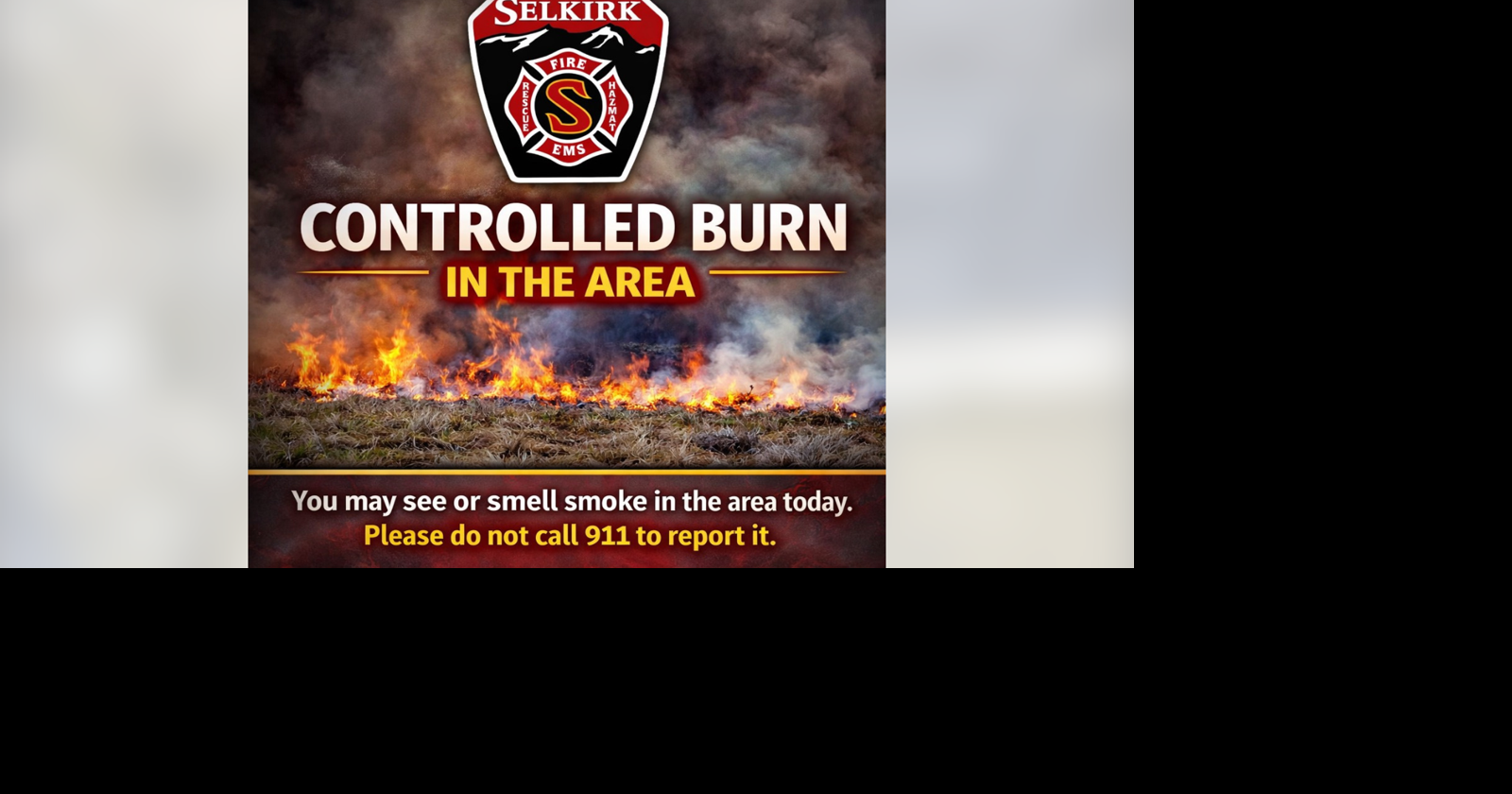 Prescribed burn near Long Mountain in Sagle District; smoke expected