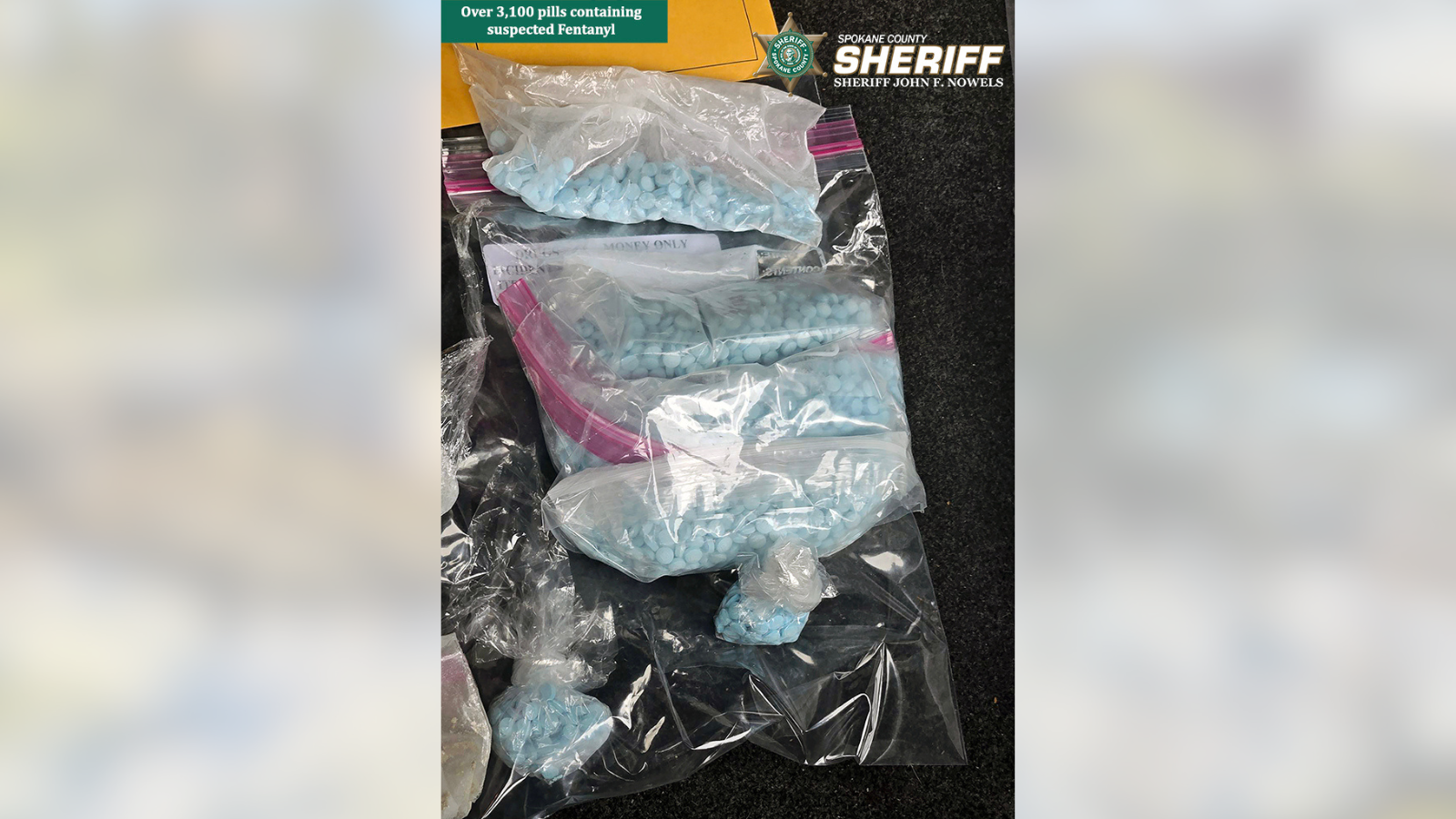 Spokane Valley drug bust yields over 2 pounds of fentanyl, over $46,000 ...