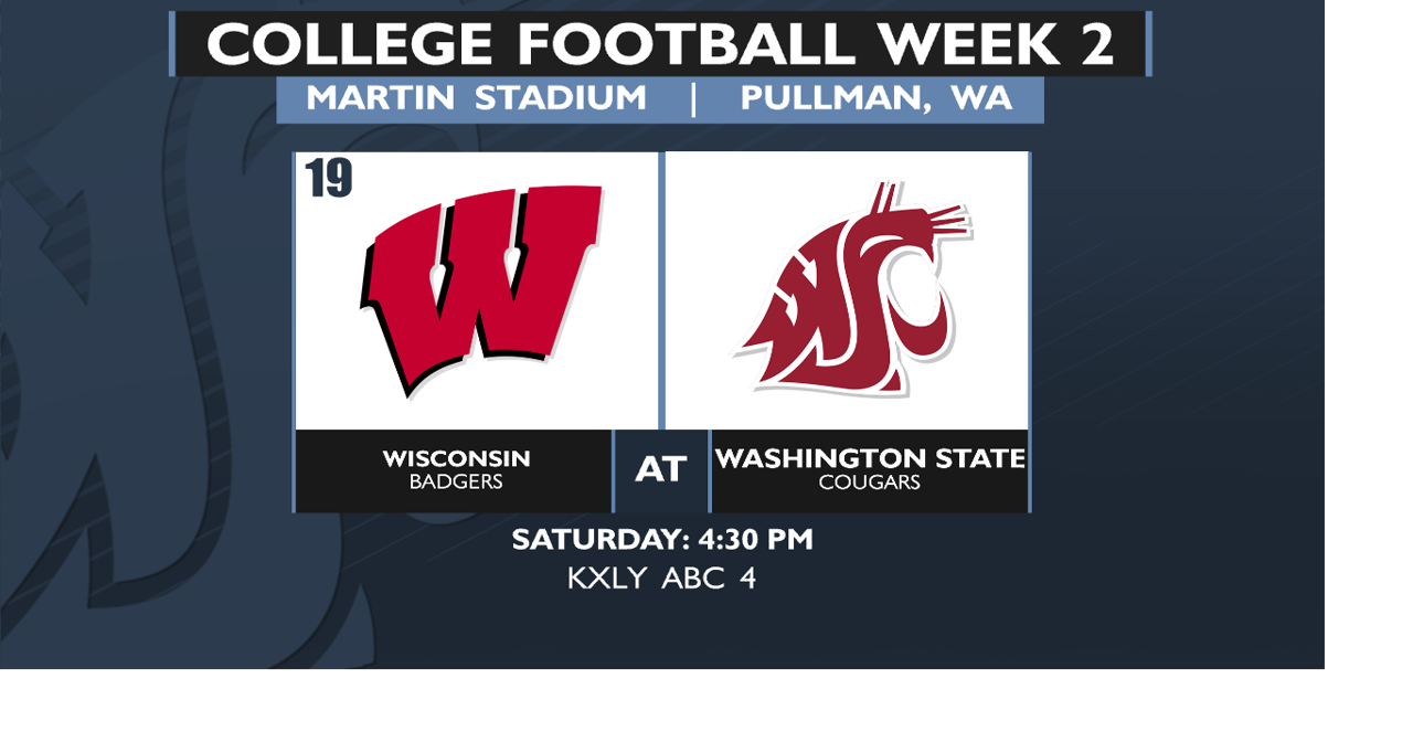 Go Cougs! Tickets for WSU vs No. 19 Wisconsin in Pullman sold out