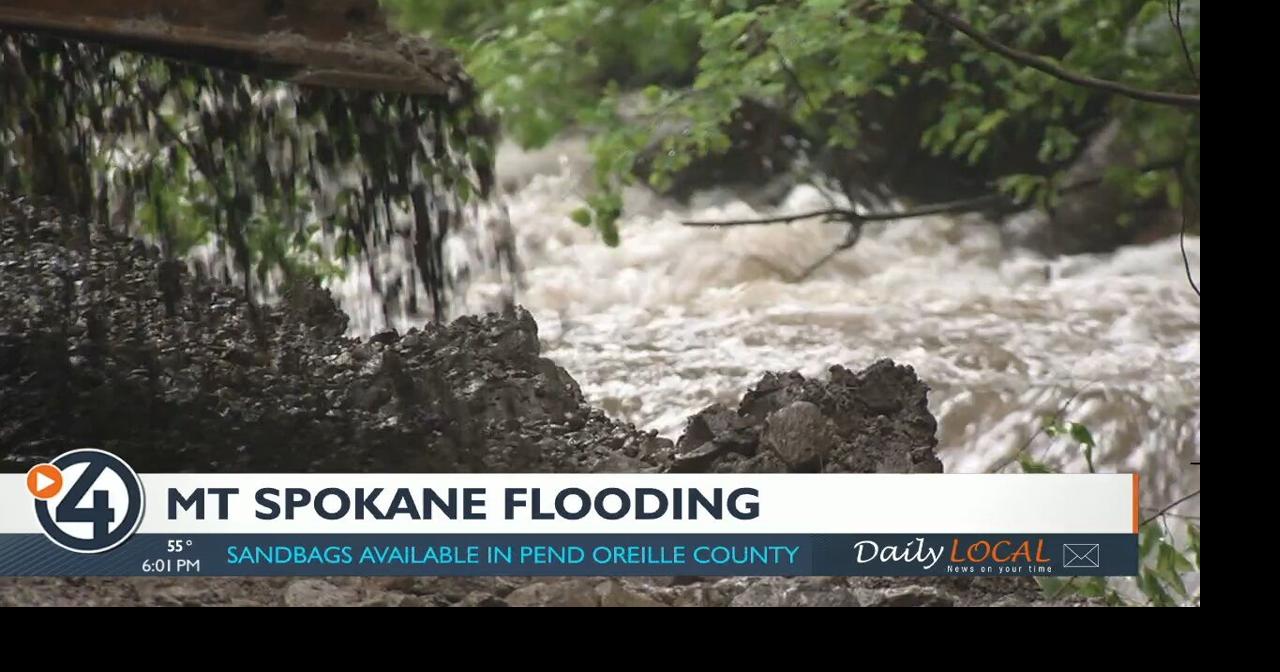 Water runoff washes away part of SR 206 near Mt. Spokane | Local News ...