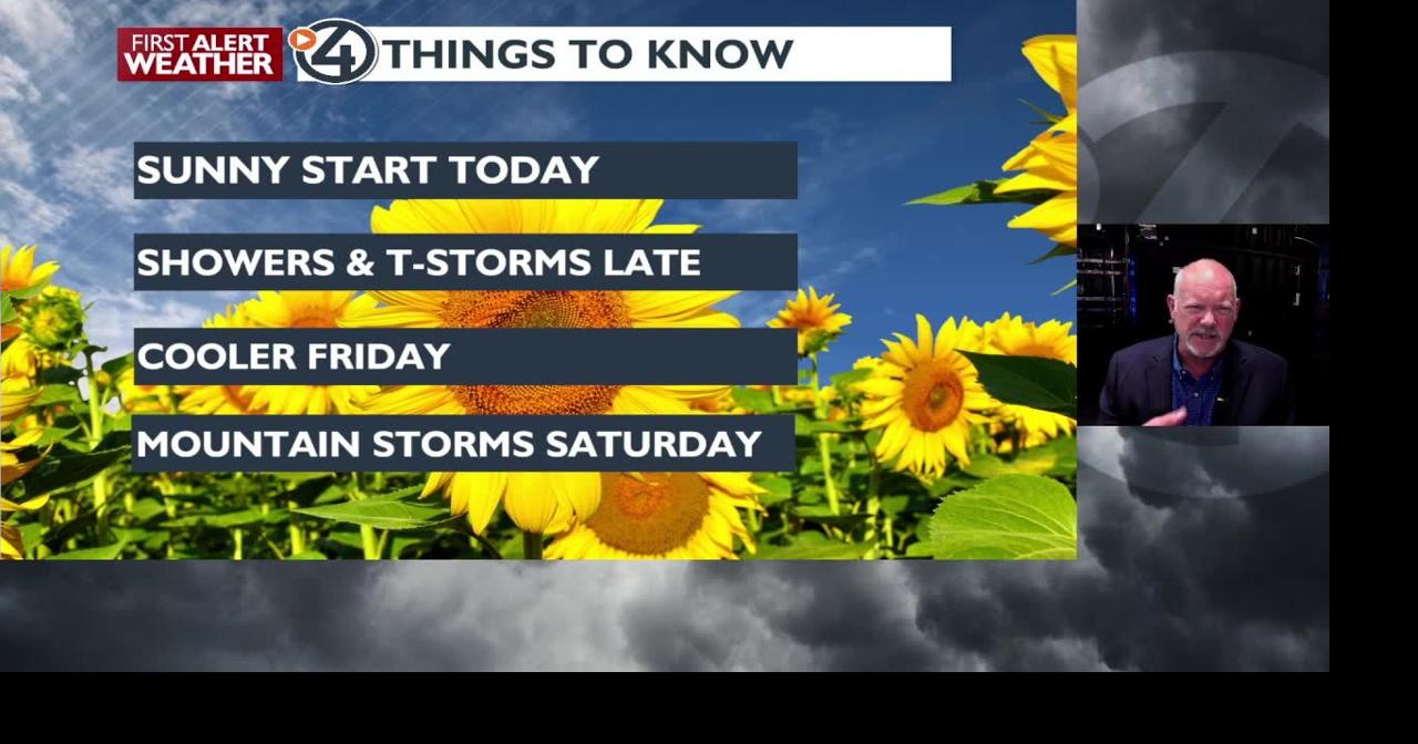 Sunny to afternoon clouds and evening rain showers - Mark | News | kxly.com