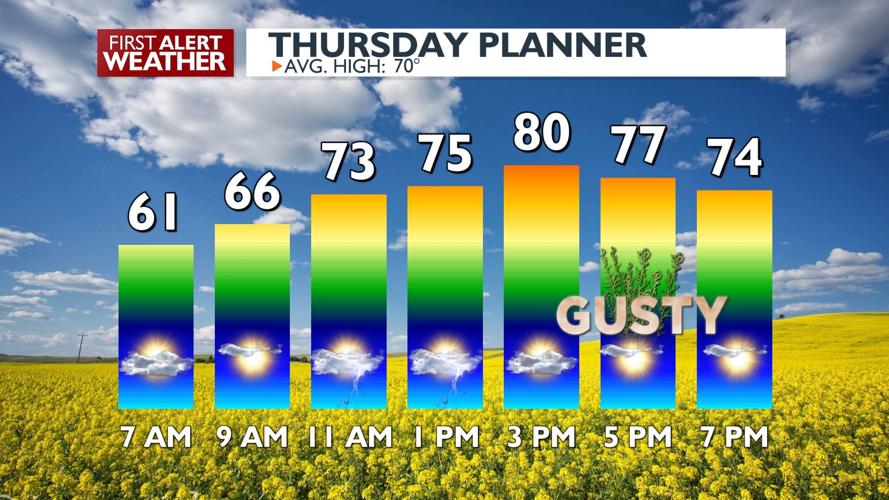 🍃Cold front Thursday brings isolated storms and gusty winds but only ...