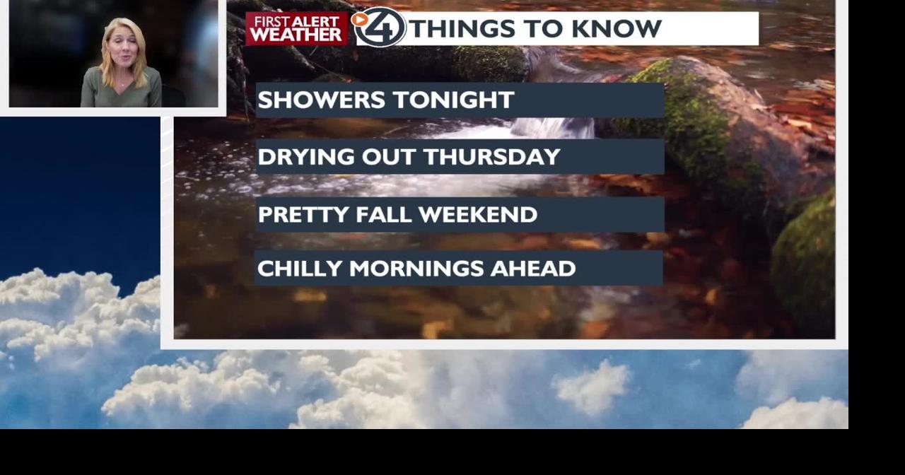 🍂October weather - Cool and showery Wednesday night into Thursday ...