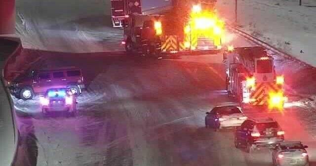 Multi-vehicle crash closes multiple lanes on eastbound I-90 near ...