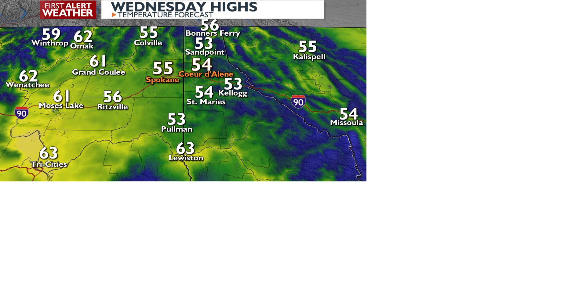 More afternoon showers Wednesday then drier for Thursday - Mark ...
